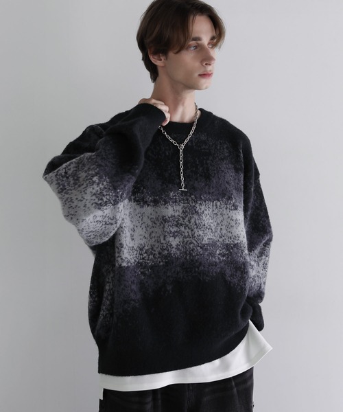 SOCCE（ソーシー）の「モヘアライクルーズシルエットグラデーション