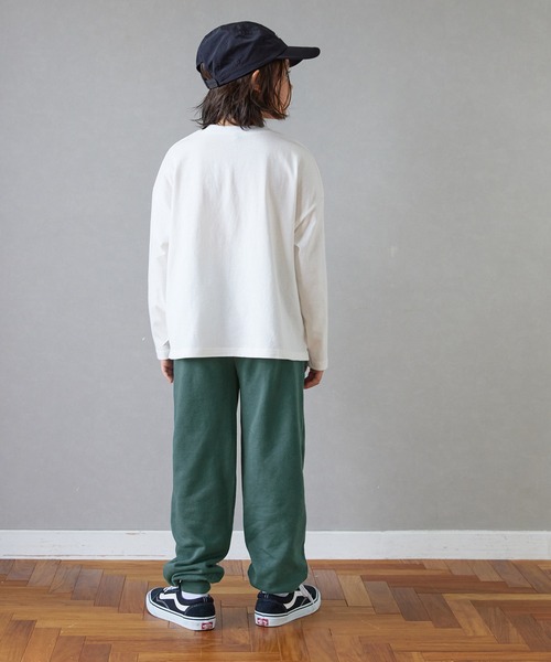 coca(coca)(コカ)の「キッズ カレッジプリント スウェットジョガーパンツ(スウェットパンツ・キッズ・ダークグリーン/ブラック・120/130/140/150)」の10枚目の写真