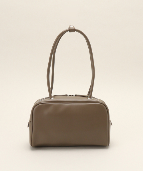 B.C STOCK（ベーセーストック）の「ボストンBAG（ショルダーバッグ・レディース・ホワイト/ウッド/ブラック・FREE）」の3枚目の写真