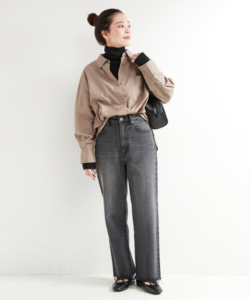 B.C STOCK（ベーセーストック）の「ボストンBAG（ショルダーバッグ・レディース・ホワイト/ウッド/ブラック・FREE）」の4枚目の写真