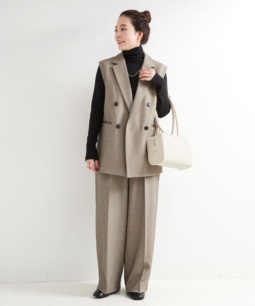 B.C STOCK（ベーセーストック）の「ボストンBAG（ショルダーバッグ・レディース・ホワイト/ウッド/ブラック・FREE）」の6枚目の写真