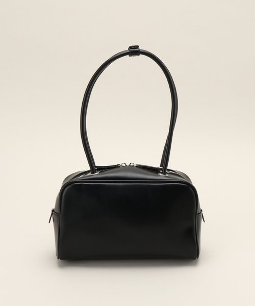 B.C STOCK（ベーセーストック）の「ボストンBAG（ショルダーバッグ・レディース・ホワイト/ウッド/ブラック・FREE）」の10枚目の写真