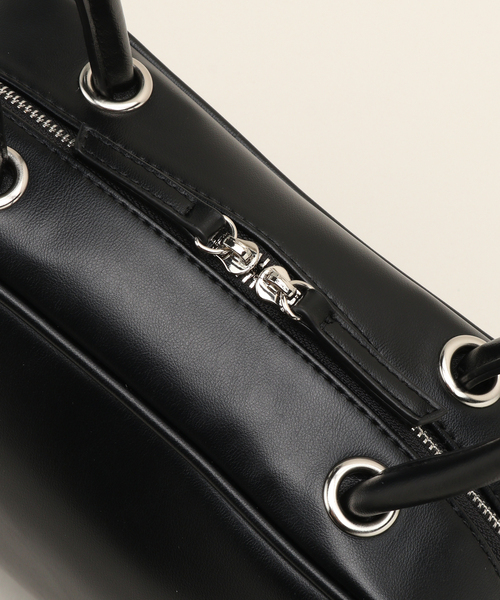 B.C STOCK（ベーセーストック）の「ボストンBAG（ショルダーバッグ・レディース・ホワイト/ウッド/ブラック・FREE）」の16枚目の写真