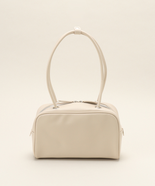 B.C STOCK（ベーセーストック）の「ボストンBAG（ショルダーバッグ・レディース・ホワイト/ウッド/ブラック・FREE）」の21枚目の写真