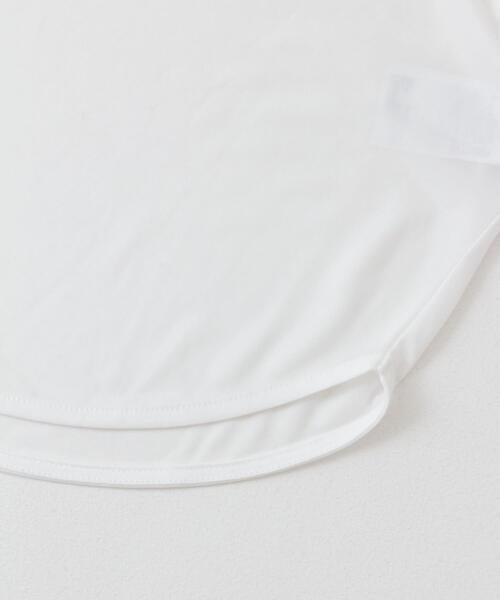 SENSE OF PLACE by URBAN RESEARCH(センスオブプレイスバイアーバンリサーチ)の「ラウンドテールシアールーズトップ(Tシャツ/カットソー・レディース・ネイビー/ブラック/オフホワイト・ONE)」の4枚目の写真
