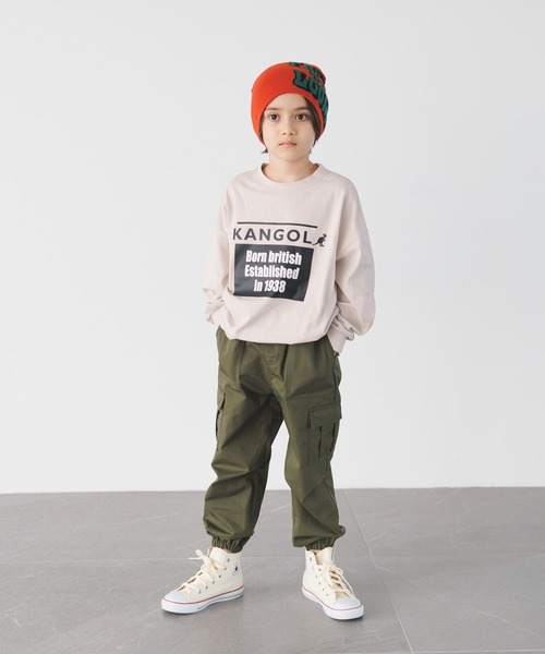 FRUIT OF THE LOOM（フルーツオブザルーム）の「【Fruit Of The Loom(フルーツオブザルーム)】別注ロゴニットワッチ (KIDS)（ニットキャップ/ビーニー・キッズ・オレンジ/ブラック/ブルー・FREE）」の7枚目の写真