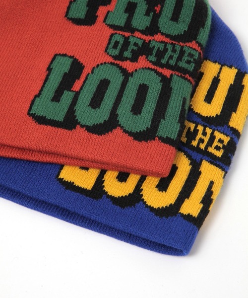 FRUIT OF THE LOOM（フルーツオブザルーム）の「【Fruit Of The Loom(フルーツオブザルーム)】別注ロゴニットワッチ (KIDS)（ニットキャップ/ビーニー・キッズ・オレンジ/ブラック/ブルー・FREE）」の17枚目の写真