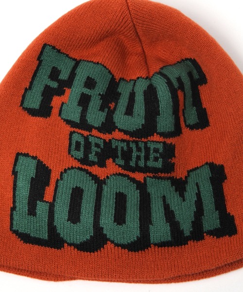 FRUIT OF THE LOOM（フルーツオブザルーム）の「【Fruit Of The Loom(フルーツオブザルーム)】別注ロゴニットワッチ (KIDS)（ニットキャップ/ビーニー・キッズ・オレンジ/ブラック/ブルー・FREE）」の12枚目の写真