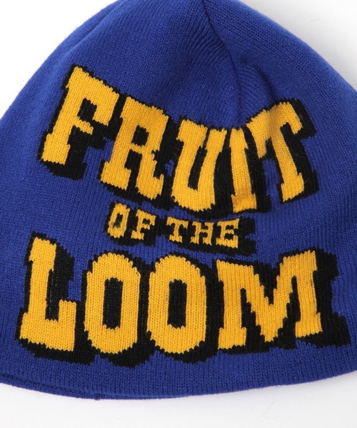 FRUIT OF THE LOOM（フルーツオブザルーム）の「【Fruit Of The Loom(フルーツオブザルーム)】別注ロゴニットワッチ (KIDS)（ニットキャップ/ビーニー・キッズ・オレンジ/ブラック/ブルー・FREE）」の9枚目の写真
