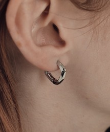LENERA（レネラ）の「デザイン フープピアス ゴールド シルバー（ピアス（両耳用））」