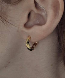 LENERA（レネラ）の「デザイン フープピアス ゴールド シルバー（ピアス（両耳用））」