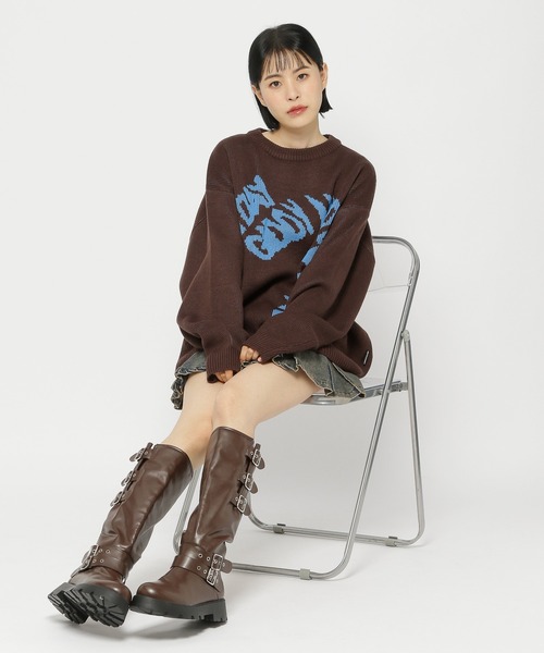 【セール】【UNISEX】ISTKUNST／G&Cニット（ニット/セーター）｜ISTKUNST（イストクンスト）