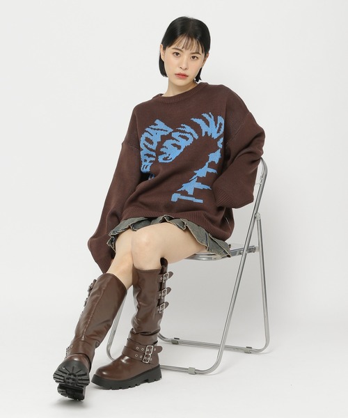 【セール】【UNISEX】ISTKUNST／G&Cニット（ニット/セーター）｜ISTKUNST（イストクンスト）