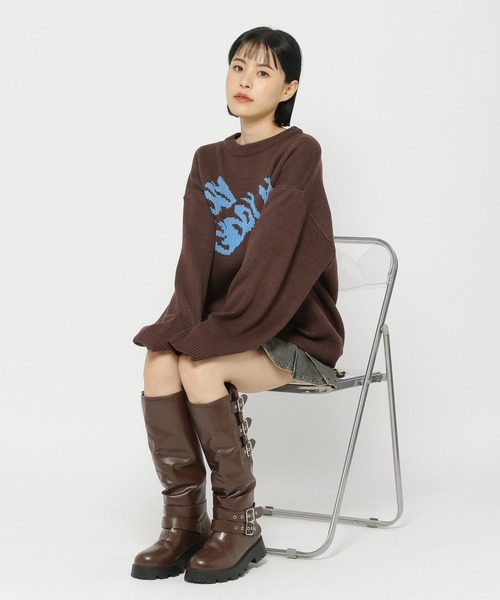 【セール】【UNISEX】ISTKUNST／G&Cニット（ニット/セーター）｜ISTKUNST（イストクンスト）