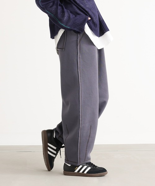 n'OrLABEL(ノアールレーベル)の「裏起毛配色ステッチコクーンパンツ(その他パンツ・レディース・ネイビー/ブラック/杢グレー・2/1)」の6枚目の写真
