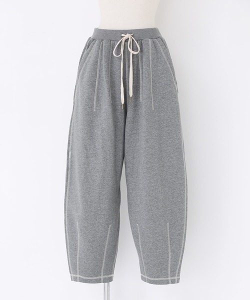 n'OrLABEL(ノアールレーベル)の「裏起毛配色ステッチコクーンパンツ(その他パンツ・レディース・ネイビー/ブラック/杢グレー・2/1)」の19枚目の写真