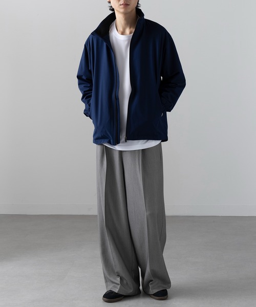 wundou(ウンドウ)の「【wundou】ウインドブレーカージャケット P6600(ナイロンジャケット・メンズ・ネイビー/ブラック・L/XL/XXL)」の3枚目の写真
