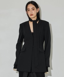 FETICO STUDIOUS別注 ボウタイジャケット 2024AW FETICO/フェティコ】《STUDIOUS別注》BOW-TIE JACKET/ボウタイ
