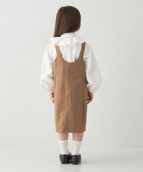 プリーツライク タック ジャンパースカート / キッズ 100cm-130cm(ジャンパースカート)|green label relaxing(グリーンレーベルリラクシング) プリーツライク タック ジャンパースカート / キッズ 100cm-130cm(ジャンパースカート)|green label relaxing(グリーンレーベルリラクシング)