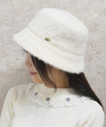 axes femme | プレート付シャギーバケハ(ハット)