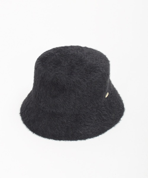 axes femme（アクシーズファム）の「プレート付シャギーバケハ（ハット・レディース・ワイン/ブラック/ホワイト・FREE）」の11枚目の写真