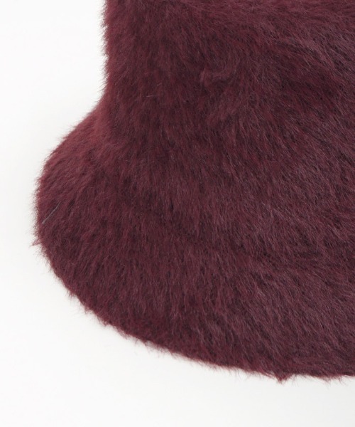 axes femme（アクシーズファム）の「プレート付シャギーバケハ（ハット・レディース・ワイン/ブラック/ホワイト・FREE）」の21枚目の写真