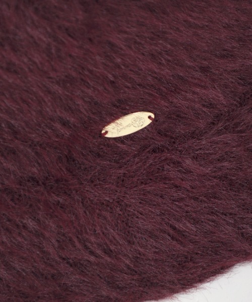 axes femme（アクシーズファム）の「プレート付シャギーバケハ（ハット・レディース・ワイン/ブラック/ホワイト・FREE）」の22枚目の写真