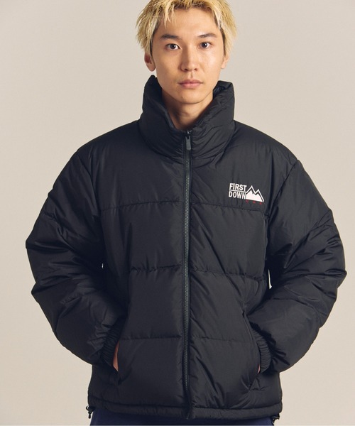 FIRST DOWN（ファーストダウン）の「FIRST DOWN USA限定 BUBBLE DOWN JKT SHORT（ダウンジャケット/コート・メンズ・ブラック・M/L/XL）」の2枚目の写真