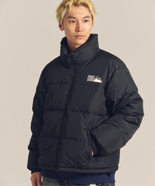 FIRST DOWN（ファーストダウン）の「FIRST DOWN USA限定 BUBBLE DOWN JKT SHORT（ダウンジャケット/コート・メンズ・ブラック・M/L/XL）」の3枚目の写真