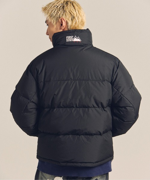 FIRST DOWN（ファーストダウン）の「FIRST DOWN USA限定 BUBBLE DOWN JKT SHORT（ダウンジャケット/コート・メンズ・ブラック・M/L/XL）」の10枚目の写真