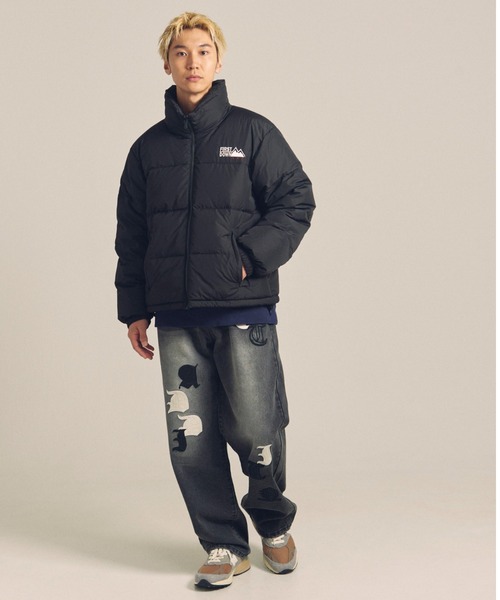 FIRST DOWN（ファーストダウン）の「FIRST DOWN USA限定 BUBBLE DOWN JKT SHORT（ダウンジャケット/コート・メンズ・ブラック・M/L/XL）」の12枚目の写真