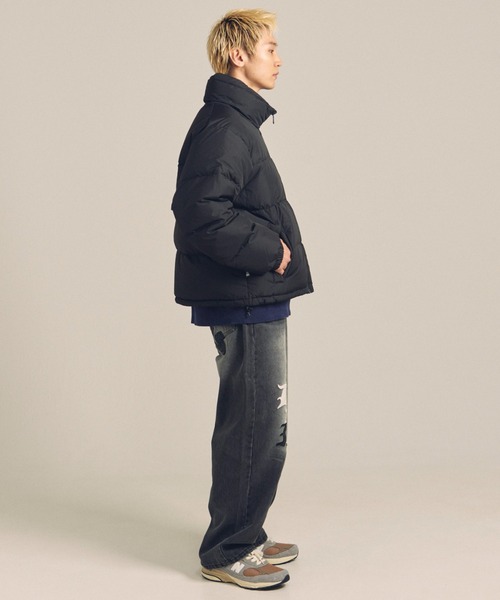 FIRST DOWN（ファーストダウン）の「FIRST DOWN USA限定 BUBBLE DOWN JKT SHORT（ダウンジャケット/コート・メンズ・ブラック・M/L/XL）」の14枚目の写真