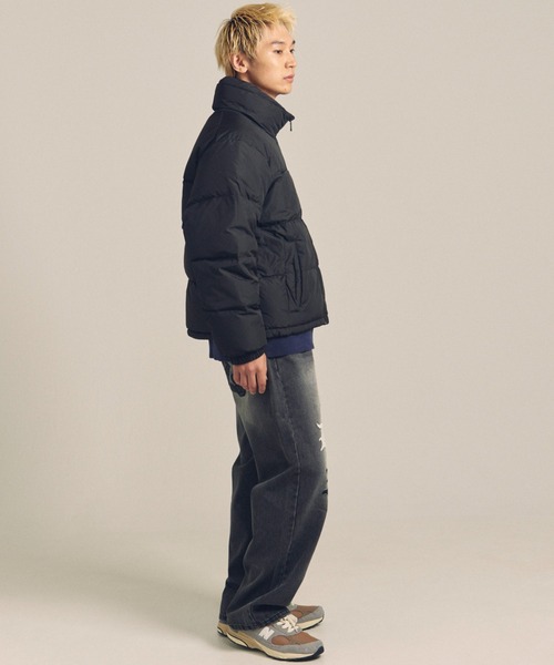 FIRST DOWN（ファーストダウン）の「FIRST DOWN USA限定 BUBBLE DOWN JKT SHORT（ダウンジャケット/コート・メンズ・ブラック・M/L/XL）」の16枚目の写真