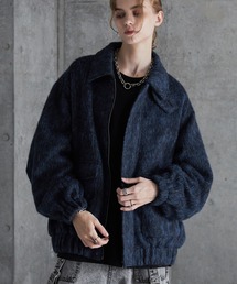 SERACE（セラス）の「【SERACE】2way loose shaggy short blouson / 2wayルーズシャギーショートブルゾン（ブルゾン）」