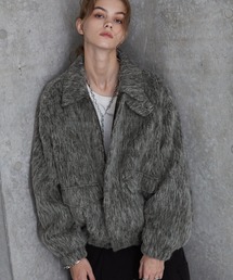 SERACE（セラス）の「【SERACE】2way loose shaggy short blouson / 2wayルーズシャギーショートブルゾン（ブルゾン）」