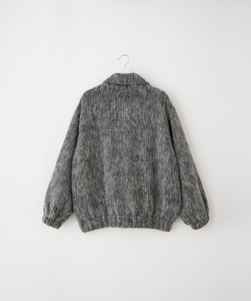 SERACE】2way loose shaggy short blouson / 2wayルーズシャギー