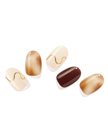 BEAUTY AVENUE（ビューティーアベニュー）の「EDGEU/エッジユー ENA239 BLACK SUGAR LATTE（ネイルシール/ネイルチップ）」
