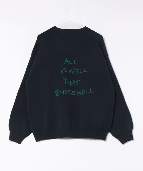 gossara（ゴサラ）の「手書き風ロゴニットPO（ニット/セーター・レディース・グレー/ネイビー/アイボリー・FREE）」の13枚目の写真