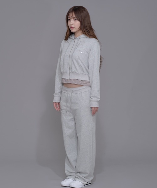 FCMM(エフシーエムエム)の「STAR SWEATPANTS/スタースウェットパンツ(スウェットパンツ・レディース・ネイビー/アイボリー/グレー・SMALL/MEDIUM)」の9枚目の写真