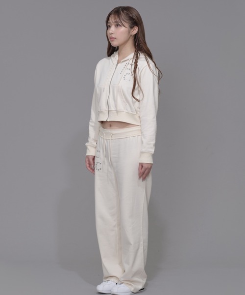 FCMM(エフシーエムエム)の「STAR SWEATPANTS/スタースウェットパンツ(スウェットパンツ・レディース・ネイビー/アイボリー/グレー・SMALL/MEDIUM)」の5枚目の写真