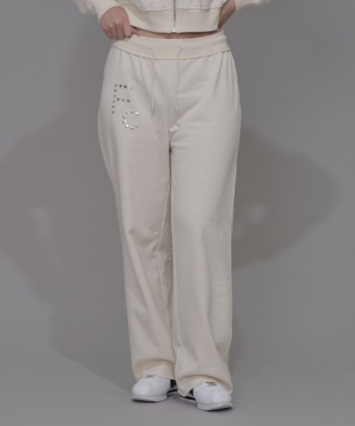 FCMM(エフシーエムエム)の「STAR SWEATPANTS/スタースウェットパンツ(スウェットパンツ・レディース・ネイビー/アイボリー/グレー・SMALL/MEDIUM)」の6枚目の写真