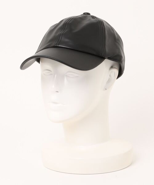yield(イールド)の「【Soelilas】Eco Leather Cap(エコレザーキャップ)BATT-37667(キャップ・レディース・ブラック/グレイッシュベージュ/ブラウン・FREE)」の2枚目の写真