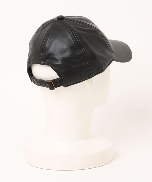 yield(イールド)の「【Soelilas】Eco Leather Cap(エコレザーキャップ)BATT-37667(キャップ・レディース・ブラック/グレイッシュベージュ/ブラウン・FREE)」の4枚目の写真