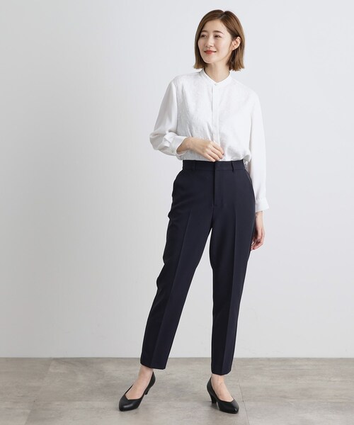 grove（グローブ）の「しなやかストレッチ イージーケアテーパードパンツ（その他パンツ・レディース・ブラック/ナチュラル/ネイビー・03/02/00/01/04/05）」の15枚目の写真