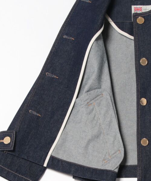 Traditional Weatherwear（トラディショナルウェザーウェア）の「MALTON NO COLLAR DENIM（その他アウター・レディース・ワンウォッシュ・30/32）」の3枚目の写真