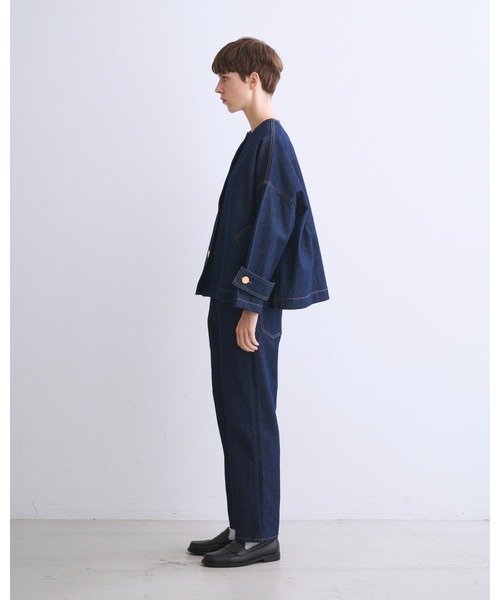 Traditional Weatherwear（トラディショナルウェザーウェア）の「MALTON NO COLLAR DENIM（その他アウター・レディース・ワンウォッシュ・30/32）」の5枚目の写真