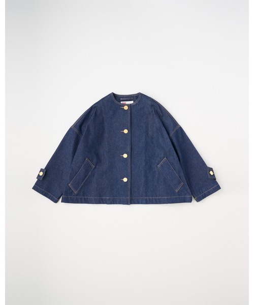 Traditional Weatherwear（トラディショナルウェザーウェア）の「MALTON NO COLLAR DENIM（その他アウター・レディース・ワンウォッシュ・30/32）」の9枚目の写真