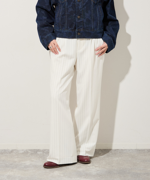 セール】ストライプスラックス（スラックス）｜Oriens JOURNAL