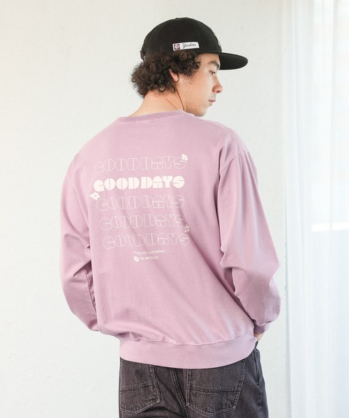 PENDLETON BAYFLOWコラボスウェット 未使用 セール】フラワーバックプリント長袖Tシャツ（スウェット