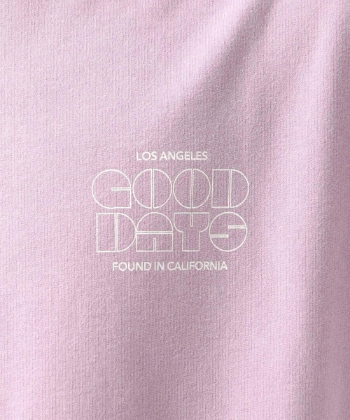 BAYFLOW（ベイフロー）の「フラワーバックプリント長袖Ｔシャツ（スウェット・メンズ・ライトパープル/カーキ/オフホワイト/チャコールグレー・MEDIUM/LARGE）」の9枚目の写真